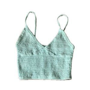 Ribbed Teal Tank Top